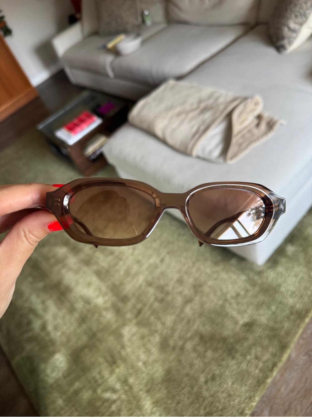 Freyrs Tokyo Sunglasses in Crystal Brown (brand new)